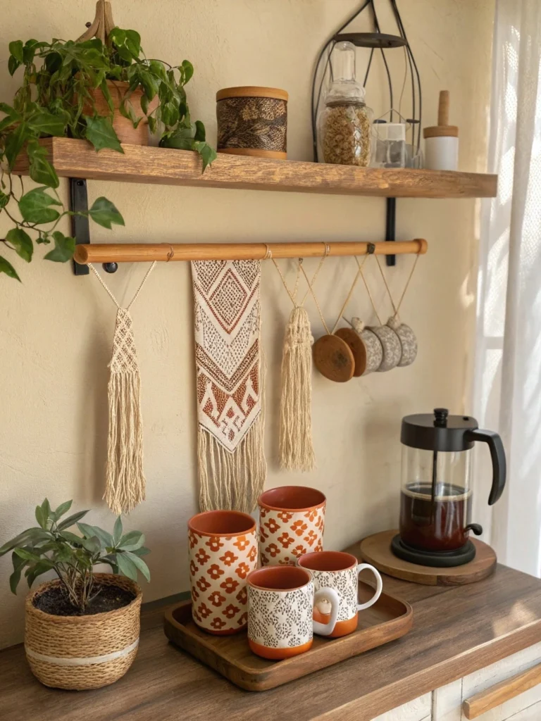 Boho Chic Coffee Nook