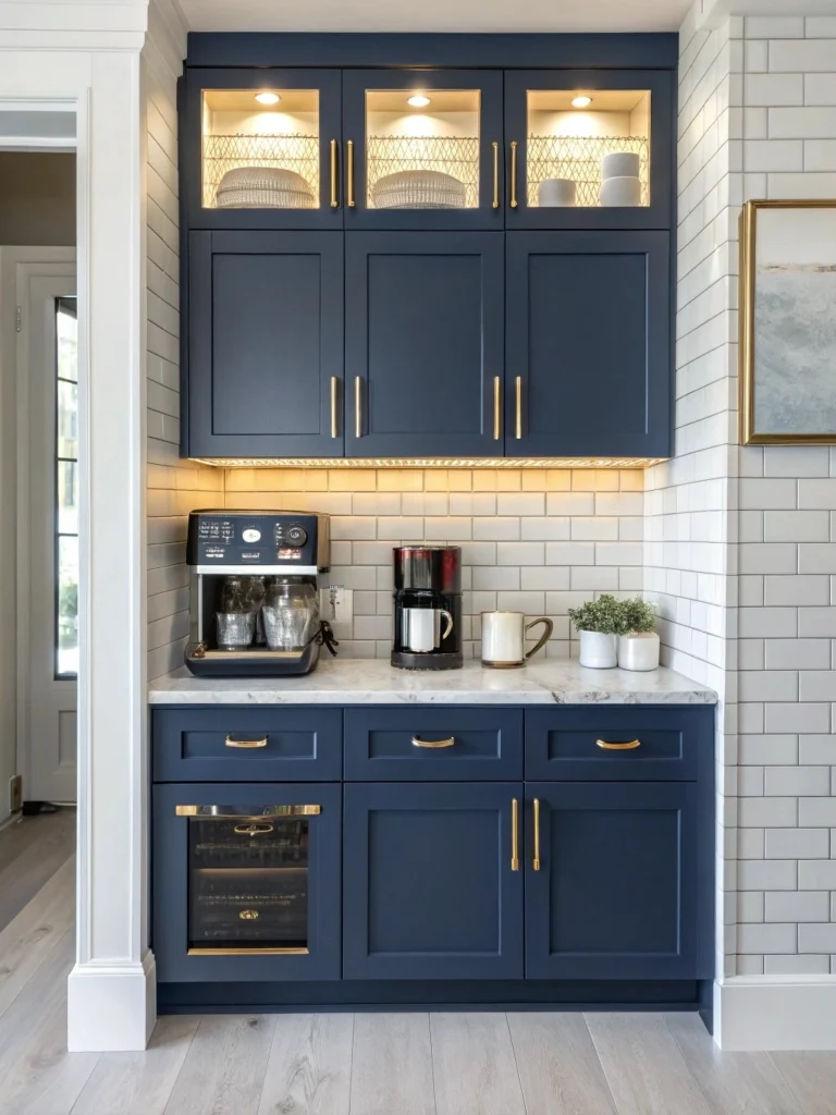 Built-In Cabinet Coffee Zone