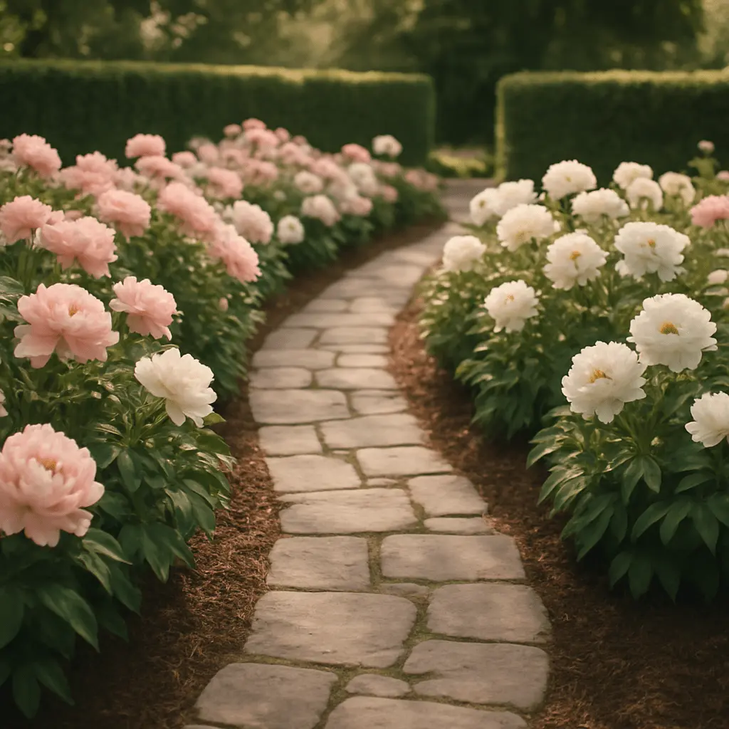 Peony Border Pathway