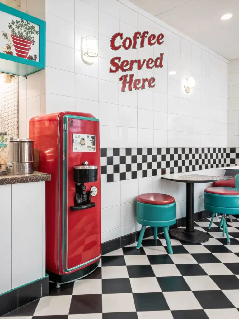 Retro-Inspired Coffee Spot