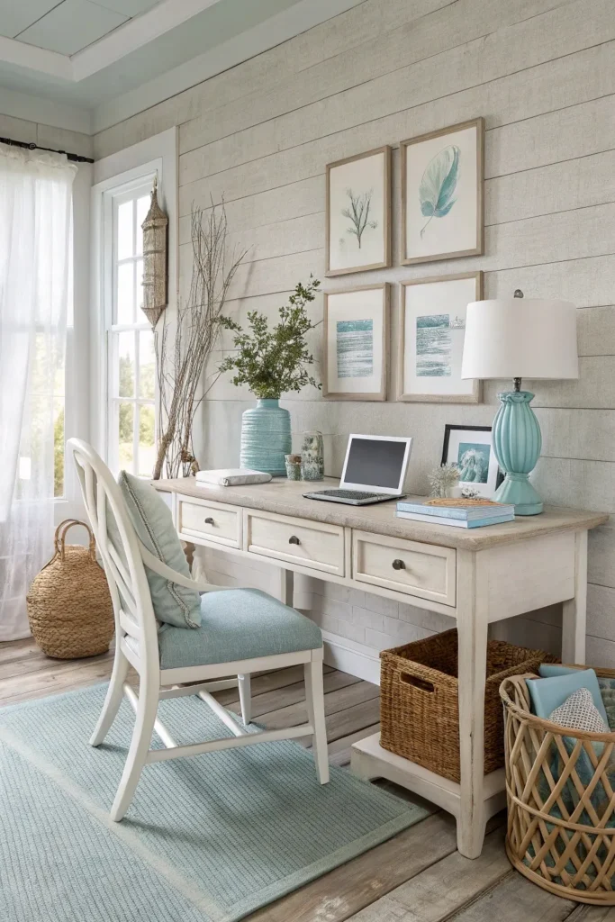 Coastal Calm Workspace