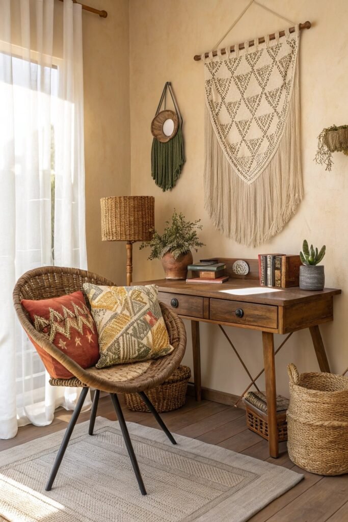 Boho-Chic Creativity Corner