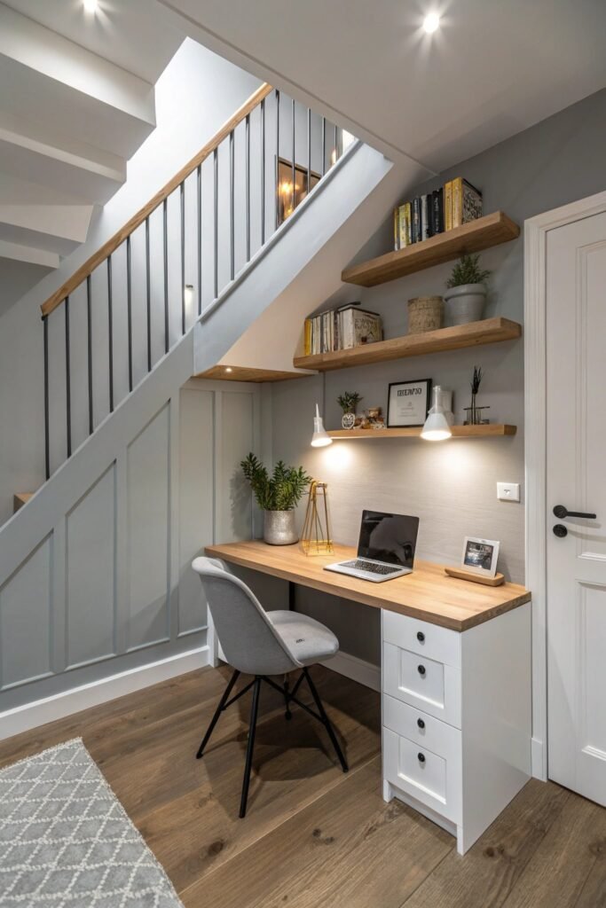 Under-the-Stairs Office