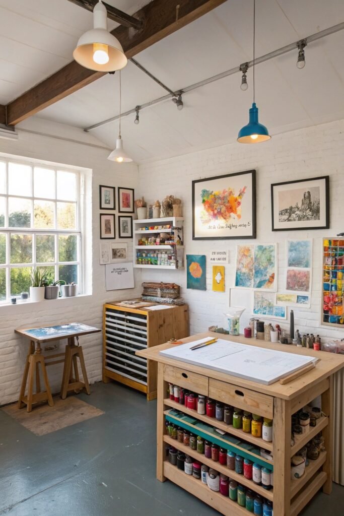 Artistic Studio Workspace