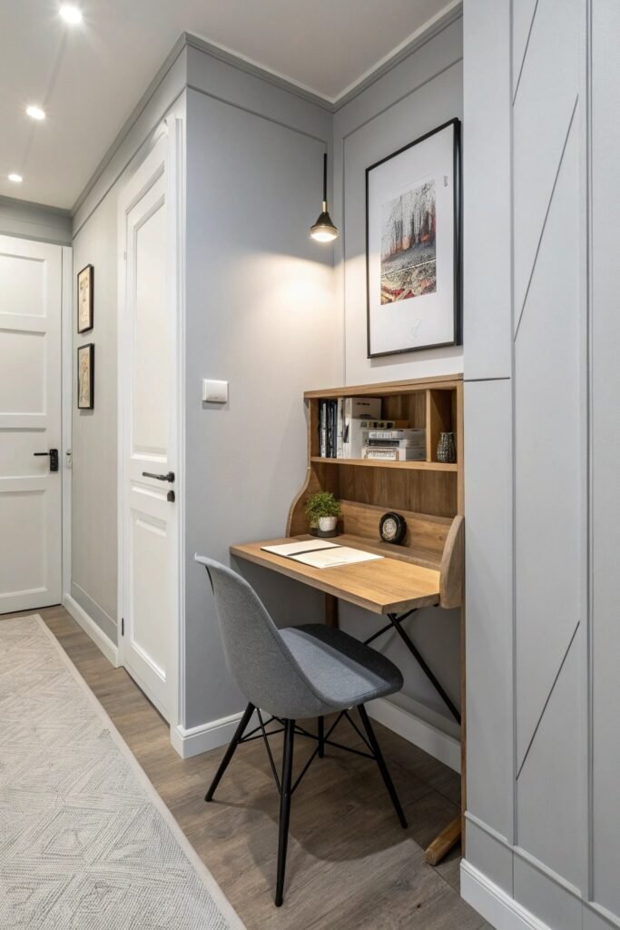 Small Space Wall-Mounted Desk