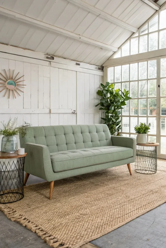 Sleek Mid-Century Sofas