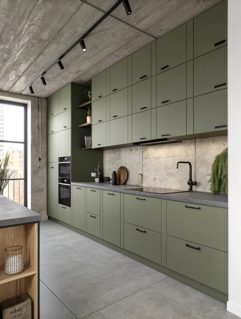 Green Kitchen Designs