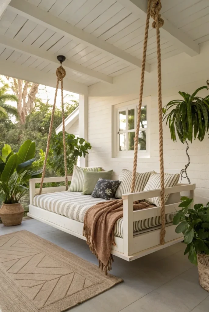 Indoor Swing Beds for Ultimate Lounging