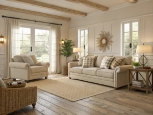 beige living room