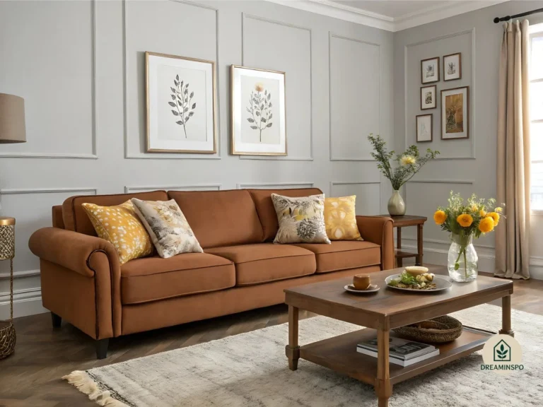 Stylish Brown Sofa Living Room Ideas