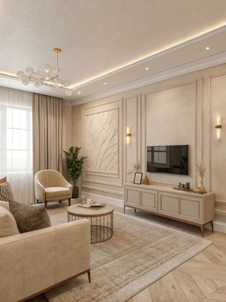 beige living room