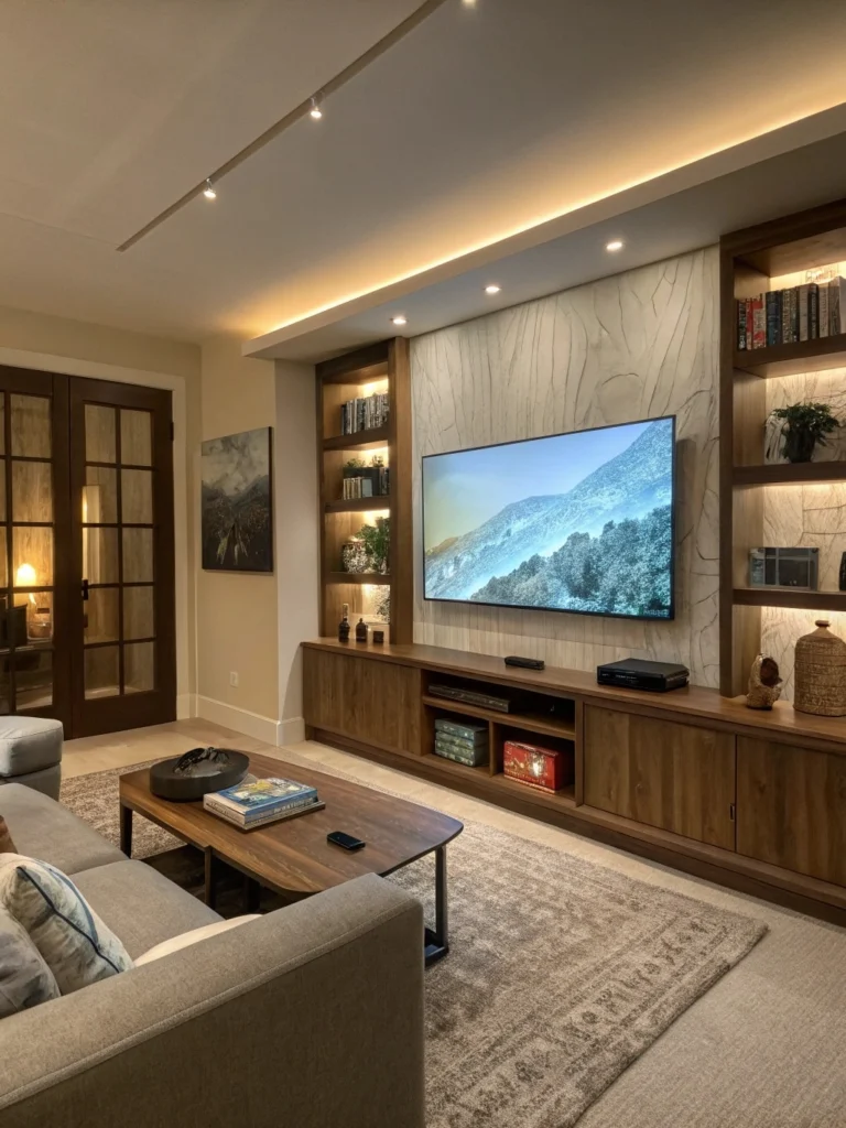 tv room decore