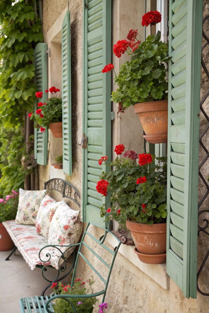 Hanging Shutter Garden