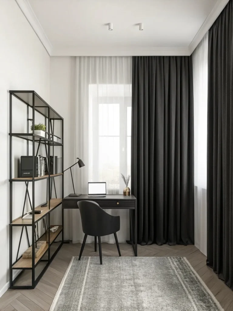 Black Curtains Ideas