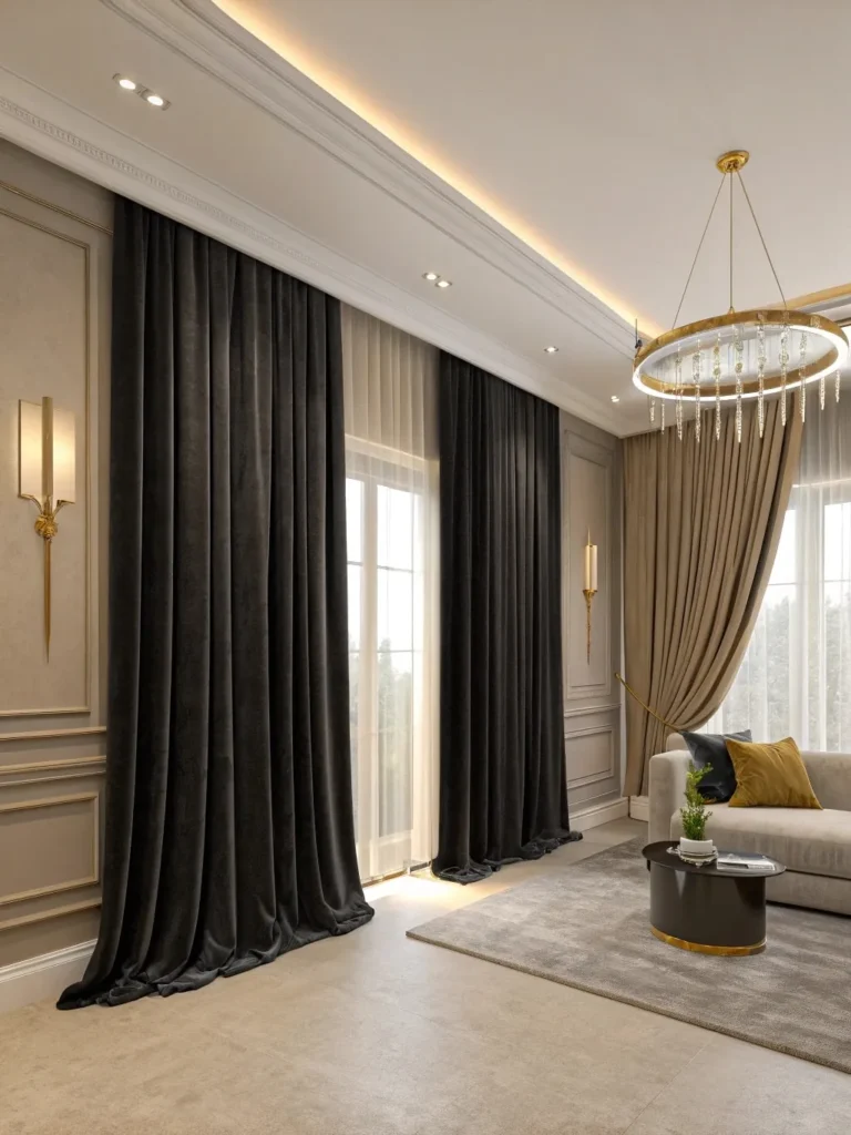 Black Curtains Ideas