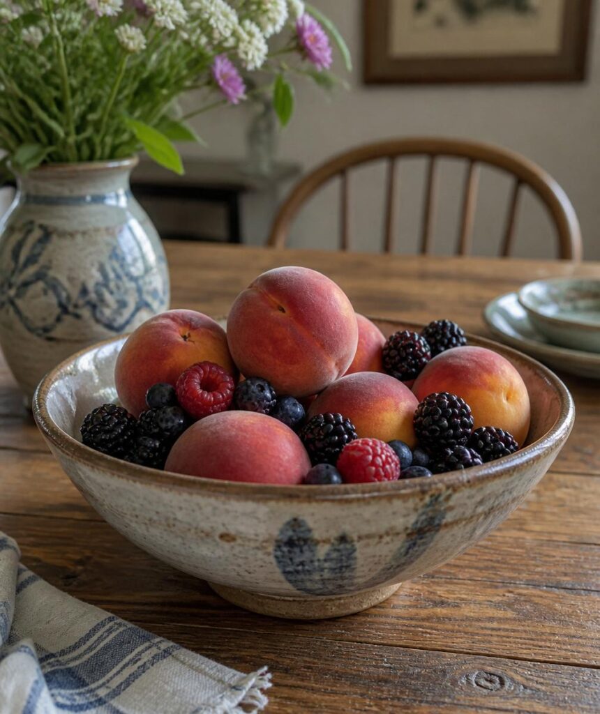 Ceramic Bowl Fruit Display
