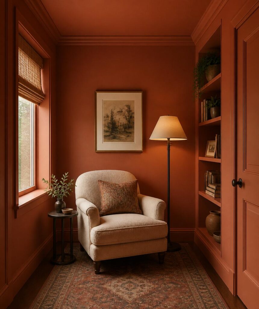 Color-Drenched Summer Accent Wall