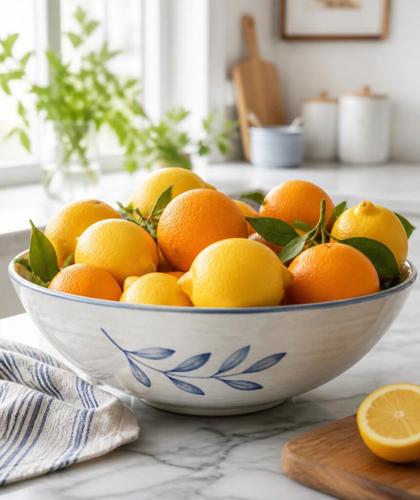 Kitchen Countertop Citrus Display
