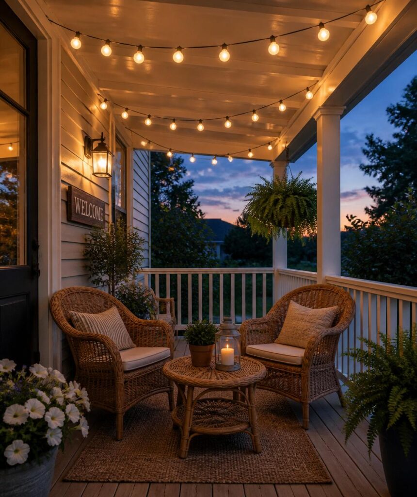 Outdoor String Lights for the Porch
