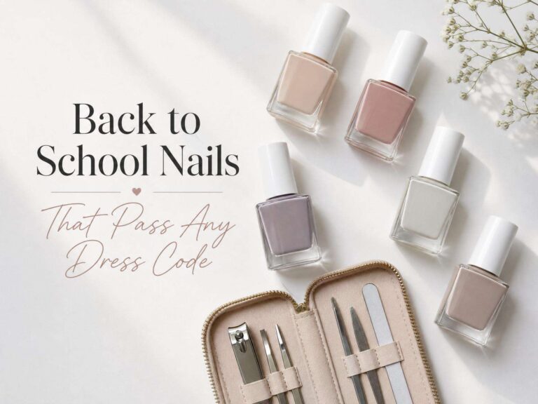 Simple Back to School Nails That Pass Any Dress Code