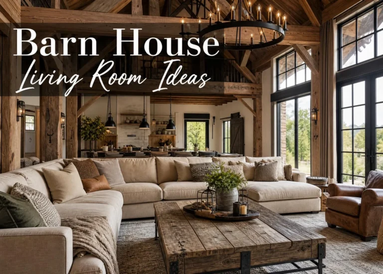 23 Barn House Living Room Ideas Full of Rustic Charm