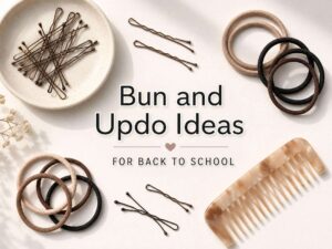 20 Bun and Updo Ideas for Back to School Mornings