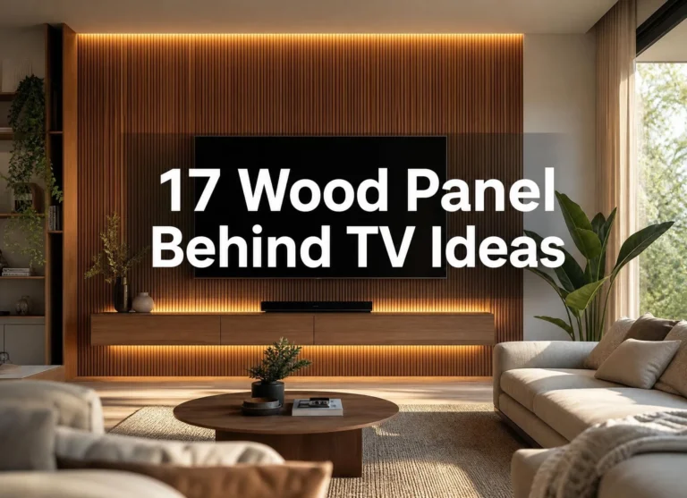 17 Wood Panel Behind TV Ideas Anyone Can Pull Off
