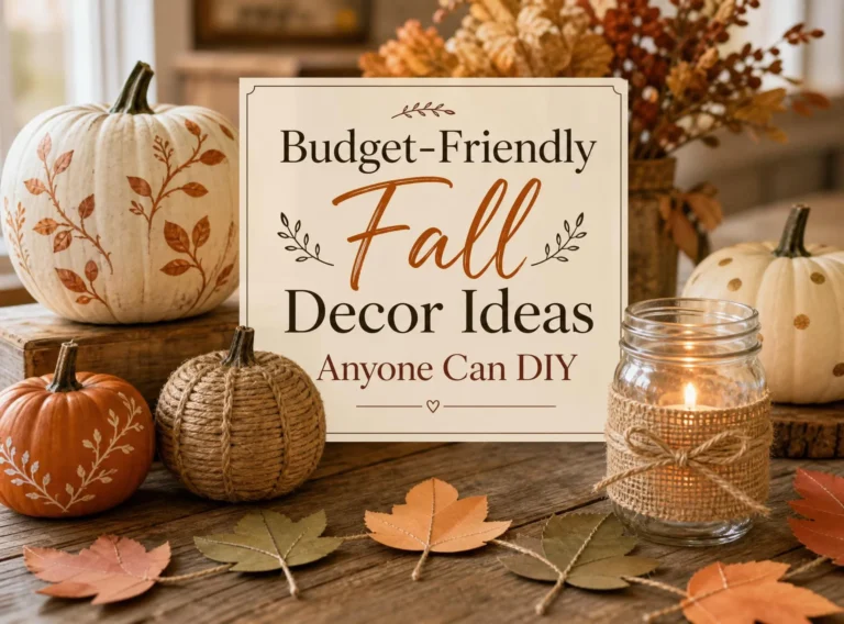 19 Budget-Friendly Fall Decor Ideas Anyone Can DIY