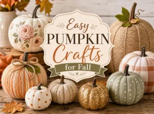 21 Easy Pumpkin Crafts for Fall