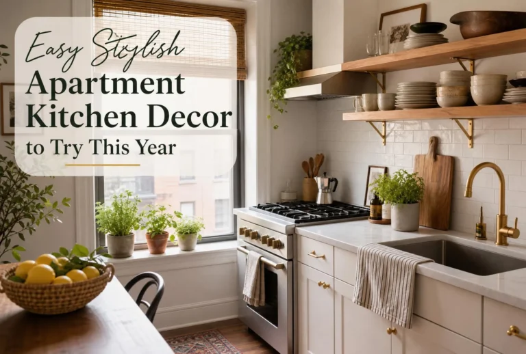 20 Easy Stylish Apartment Kitchen Decor to Try This Year