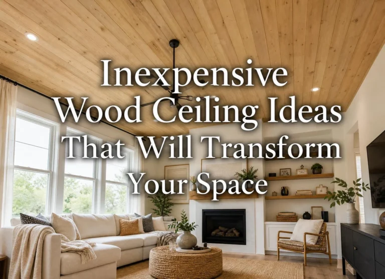 22 Inexpensive Wood Ceiling Ideas That Will Transform Your Space
