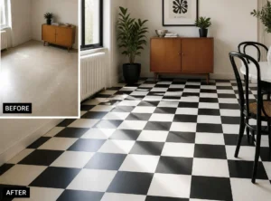20 Peel and Stick Floor Tile Ideas That Will Transform Your Space