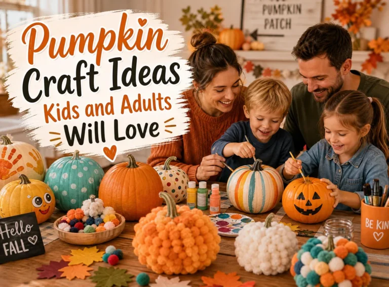 18 Pumpkin Craft Ideas Kids and Adults Will Love