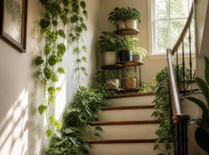 21 Indoor Stair Garden Ideas to Transform Your Staircase