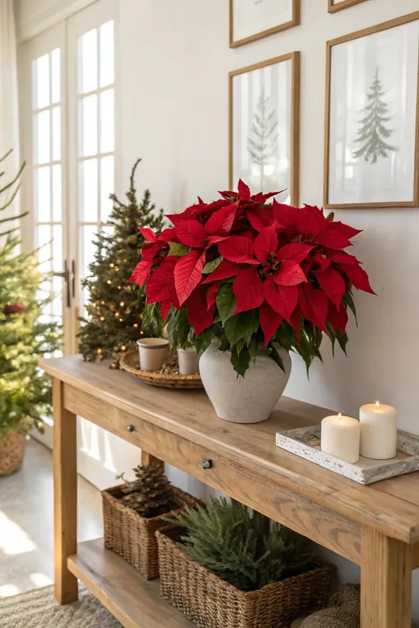 poinsettia decor idea 1