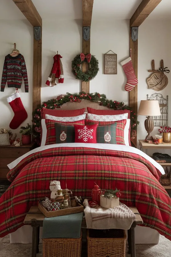 christmas bedroom ideas idea 1