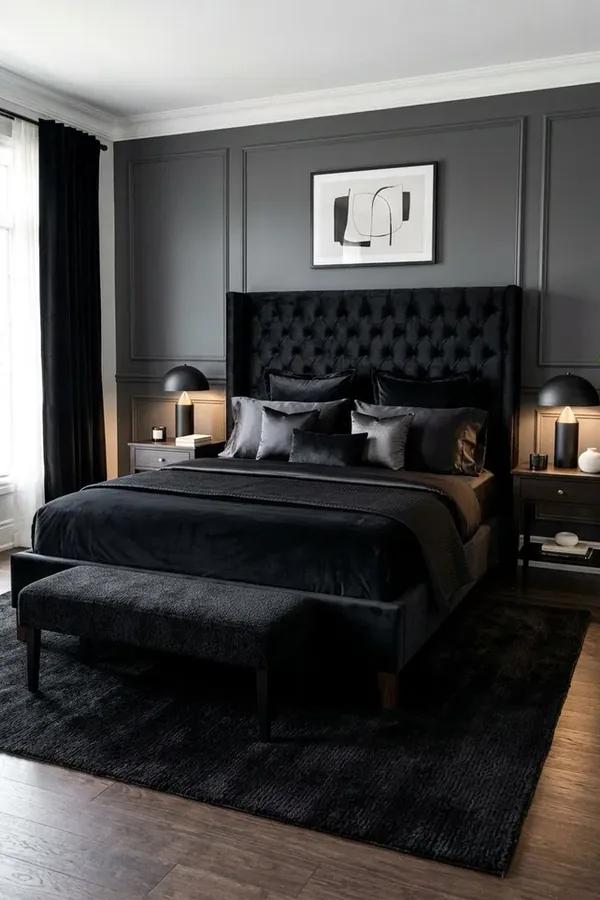dark feminine bedroom ideas idea 2