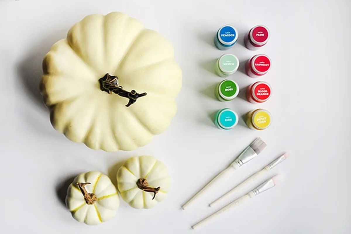 how to paint pumpkins idea 2