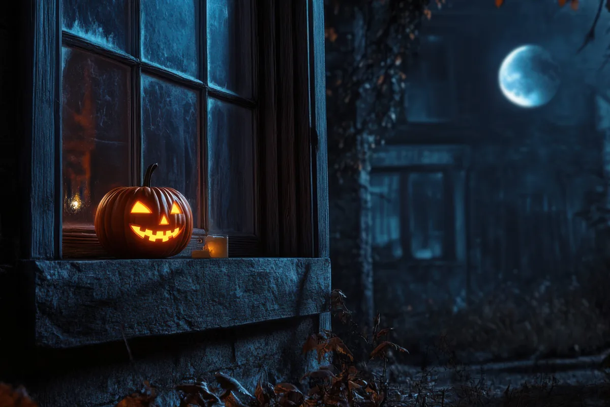 23 Halloween Window Decor Ideas To Try This Year - idea 3