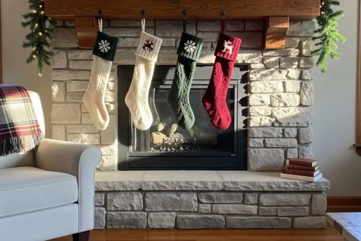 christmas mantle ideas idea 3