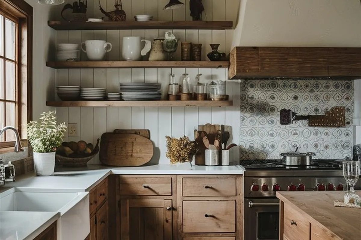 19 Shelf Wallpaper Ideas To Try This Year - idea 5
