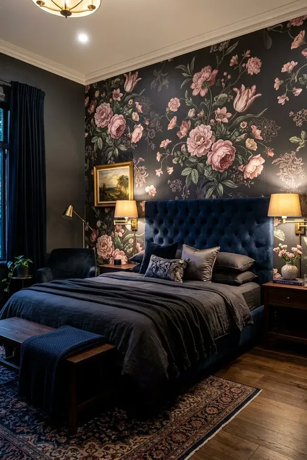 dark feminine bedroom ideas idea 5