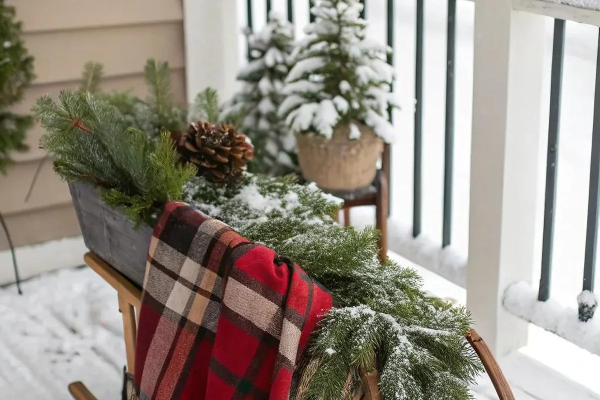 front porch christmas decor ideas idea 7