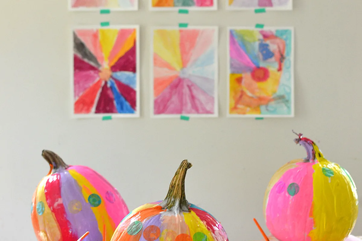 how to paint pumpkins idea 8