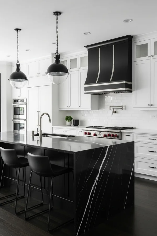 monochrome kitchen ideas idea 9