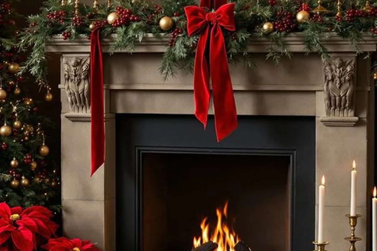 christmas mantle ideas idea 10