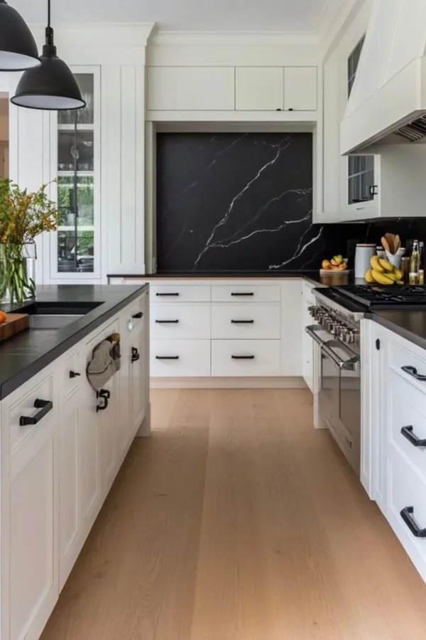 monochrome kitchen ideas idea 11