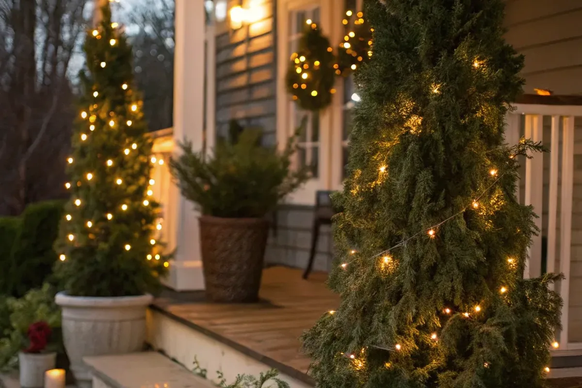 front porch christmas decor ideas idea 11