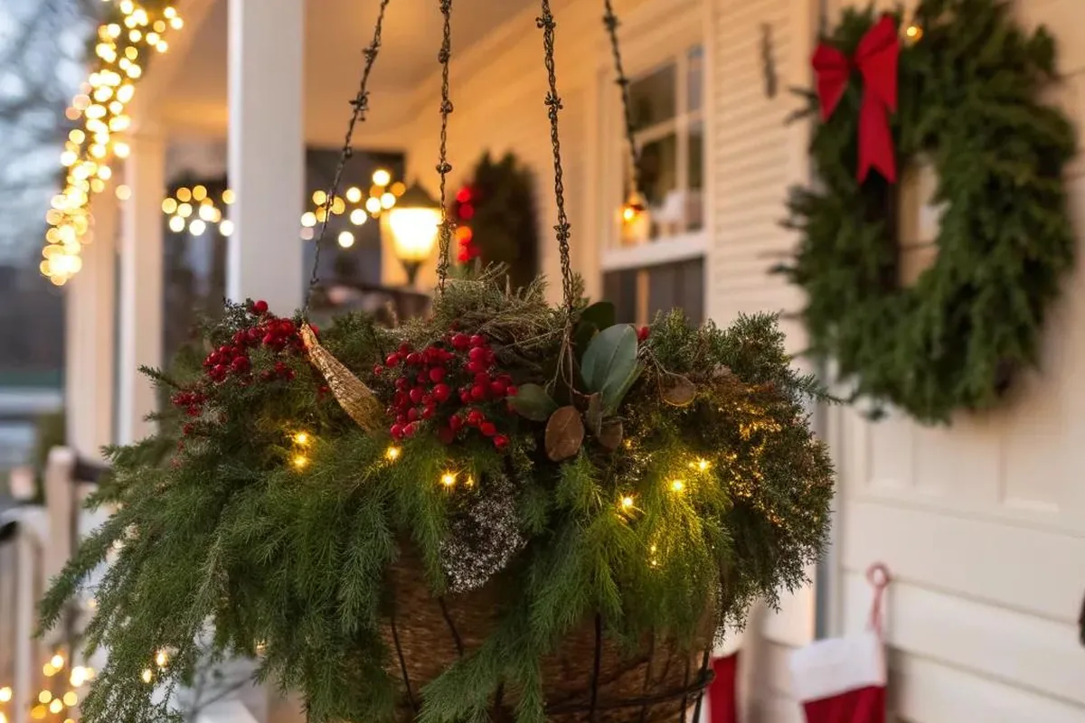 front porch christmas decor ideas idea 12