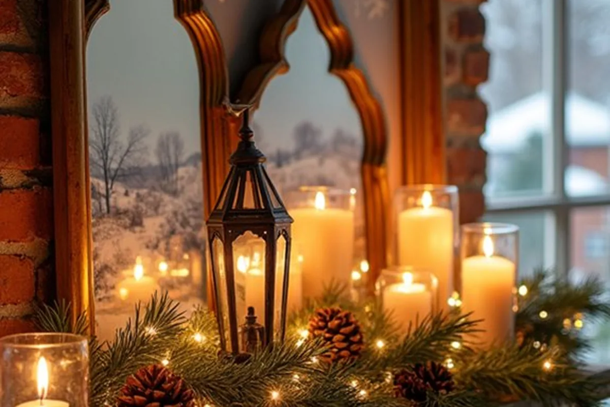 christmas mantle ideas idea 13